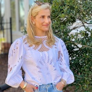 Express eyelet top XS